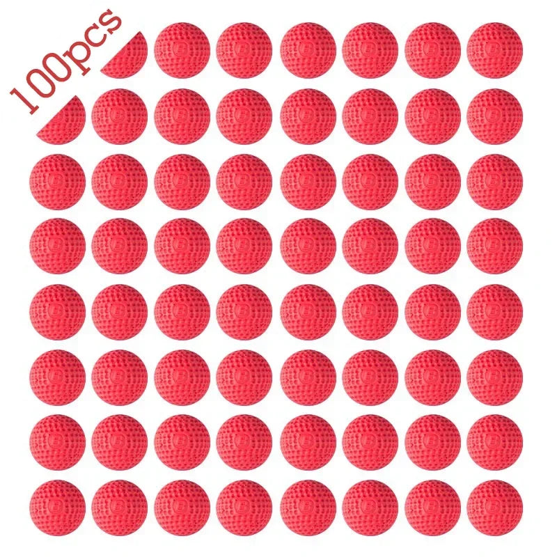 100 Rounds for Rival Compatible Ammo Bulk Toy Gun Bullets for Rival Toy Gun Ball Dart for Rival Apollo Zeus Gun