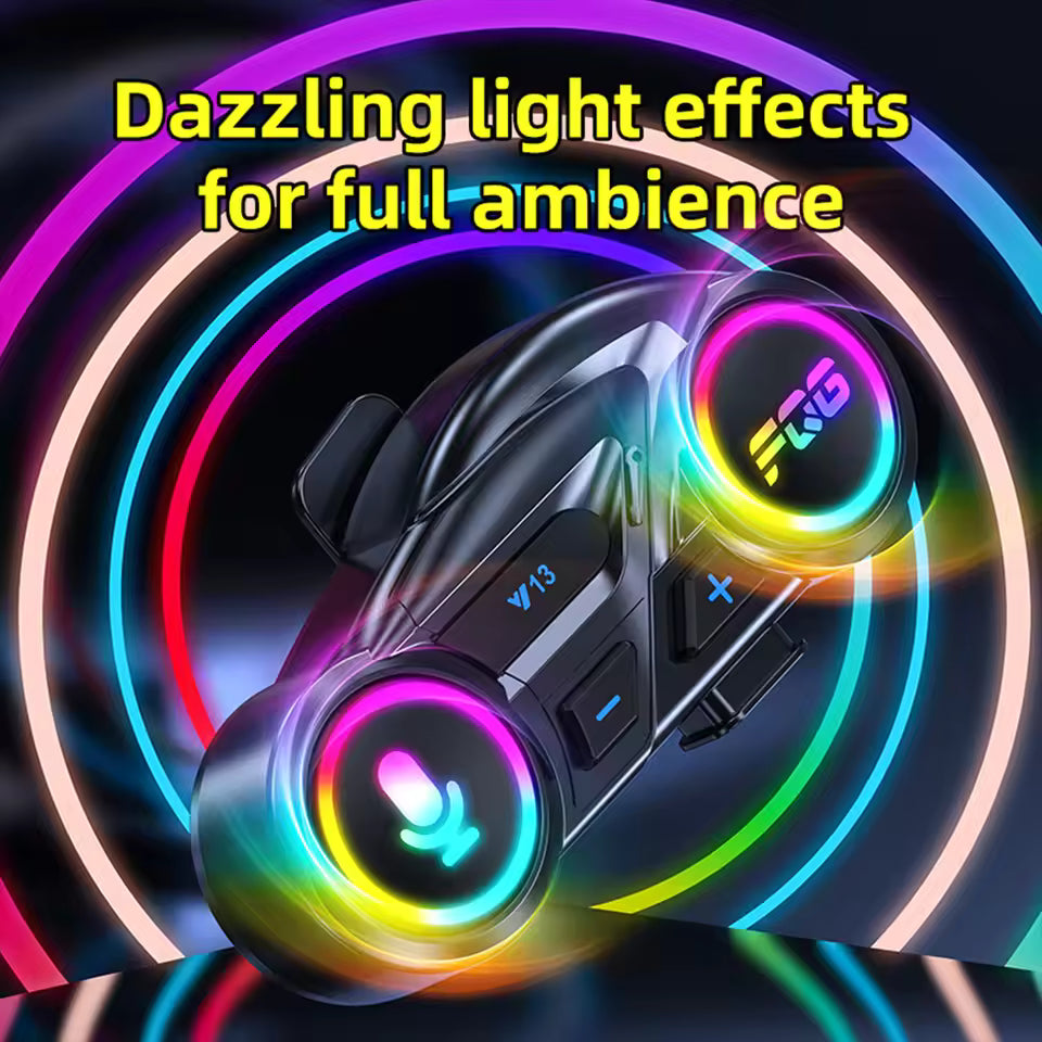 Smart RGB Motorcycle Bluetooth Helmet Headset V13 (1 Year Warranty)