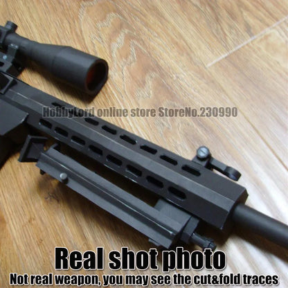 100% New Scaled Barrett M82A1 12.7mm Sniper Rifle 3D Paper Model Cosplay weapon Kid Adults' Gun Weapons Paper Models Gun Toys