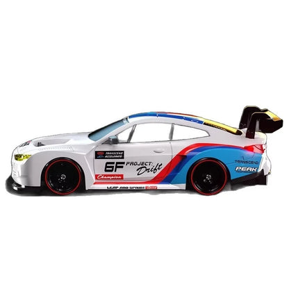 Max Power Rc Drift Car 4Wd High Speed Remote Control Racing Car 1 24 Scale Bmw M4 Gt3 With Extra Tires For Racing Hobby