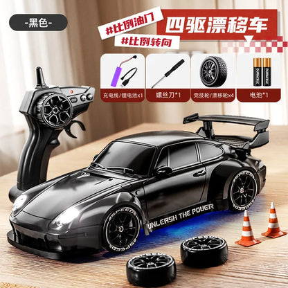 Max Power Rc Drift Car 4Wd High Speed Remote Control Racing Car 1 24 Scale Bmw M4 Gt3 With Extra Tires For Racing Hobby