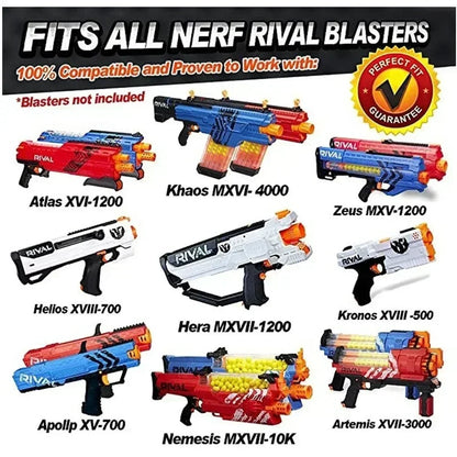 100 Rounds for Rival Compatible Ammo Bulk Toy Gun Bullets for Rival Toy Gun Ball Dart for Rival Apollo Zeus Gun