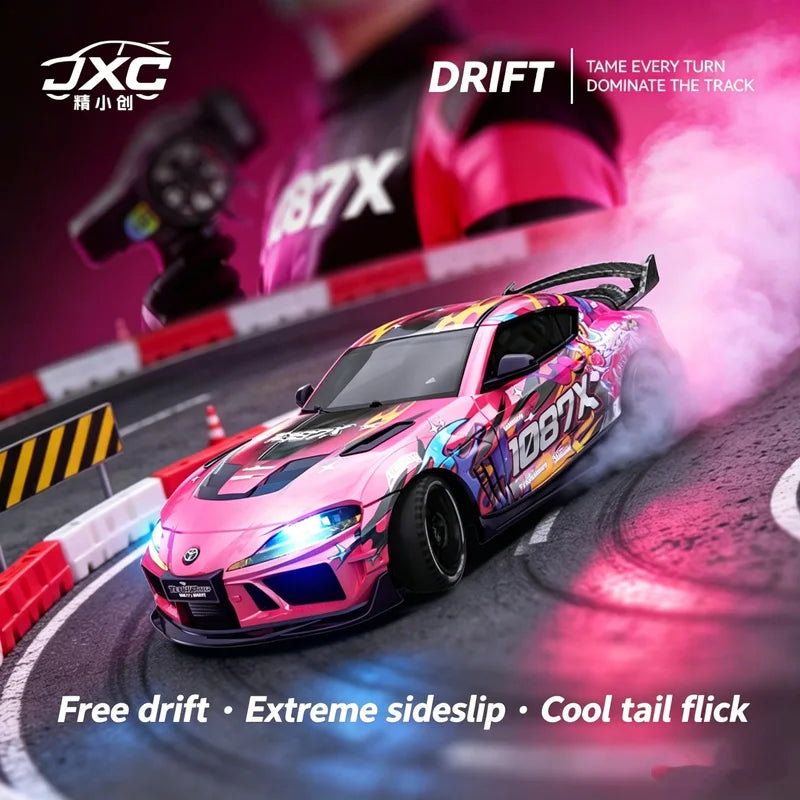 Rc Drift Car 1:43 Supra 1087X Mini Simulation Remote Control Racing Car Track For Adult Hobby Vehicle Toy