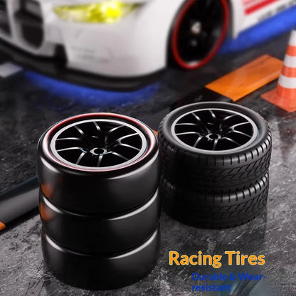 Max Power Rc Drift Car 4Wd High Speed Remote Control Racing Car 1 24 Scale Bmw M4 Gt3 With Extra Tires For Racing Hobby