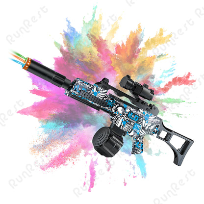 RunRest Blaster Gun, Electric Ball Blaster, With Flash Silencer High Orbeez Gun Performance Cool Toy Gun, Rechargeable Splatter